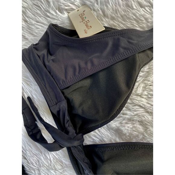 NWT The Blushing Brunette SZ L Seaside Retreat Black 2 PC Bikini - Picture 8 of 13